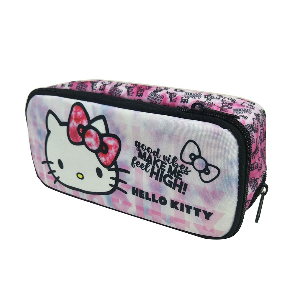 Gim – Κασετίνα Οβάλ, Hello Kitty, Tie Dye 335-71144