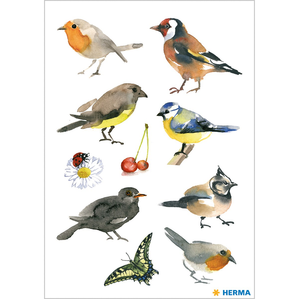 Herma - Αυτοκολλητάκια, Watercolor Birds 3351