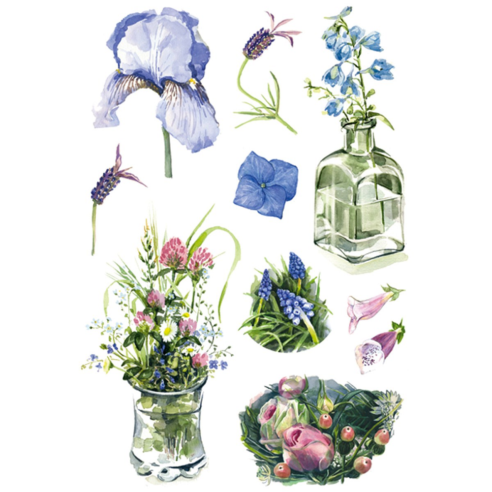 Herma - Αυτοκολλητάκια, Watercolor Flowers 3352