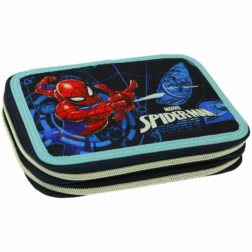 Gim – Κασετίνα Διπλή Γεμάτη Spiderman Digital 337-03100