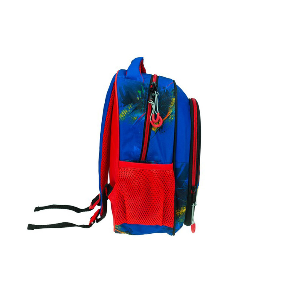 Gim - Τσάντα Πλάτης Νηπιαγωγείου, Spiderman, Blue Net 337-04054