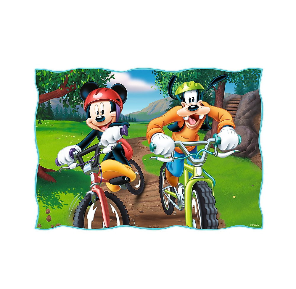 Trefl - Puzzle 4 in 1, Mickey Mouse, Nice Day 35/48/54/70 Pcs 34604