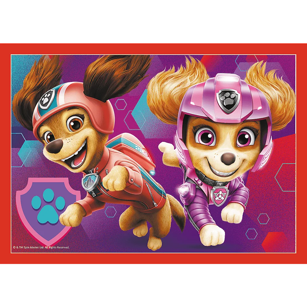 Trefl - Puzzle 4 in 1, Paw Patrol In The City 35/48/54/70 Pcs 34374