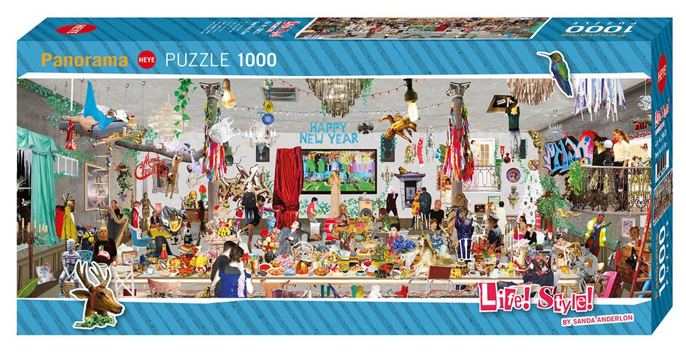 Heye – Puzzle Panorama New Year's Eve 1000 Pcs 29823