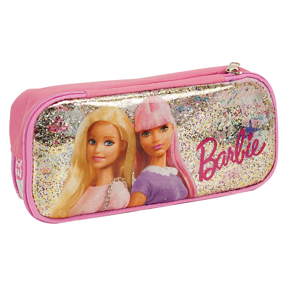 Gim – Κασετίνα Οβάλ Barbie Girl Power 349-69144