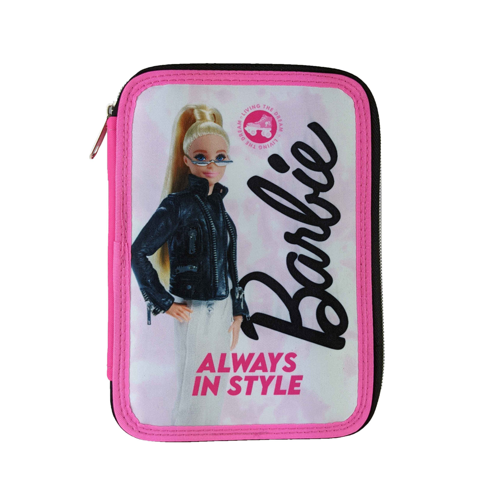 Gim – Κασετίνα Διπλή Γεμάτη Barbie Trend Flash 349-71100