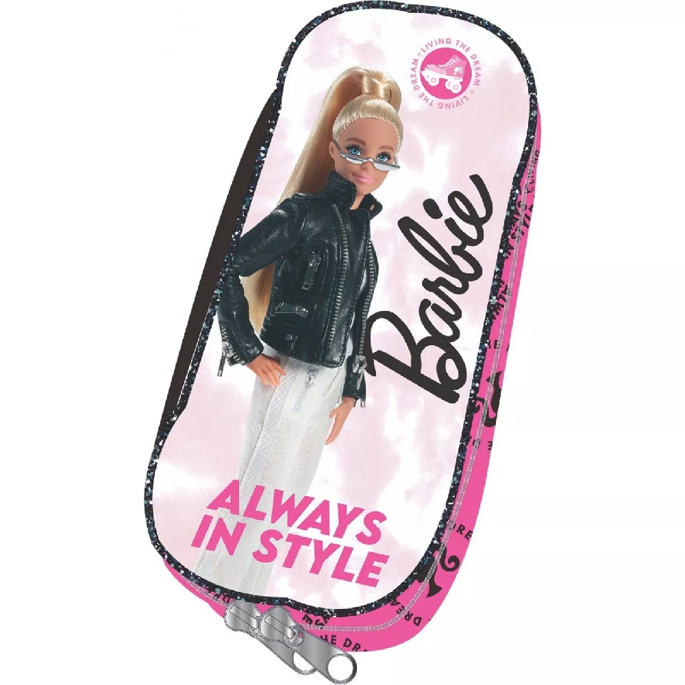 Gim – Κασετίνα Οβάλ Barbie Trend Flash 349-71144