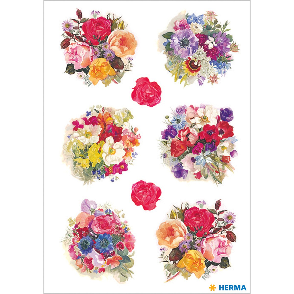 Herma - Αυτοκολλητάκια, Floral Decoration 3504