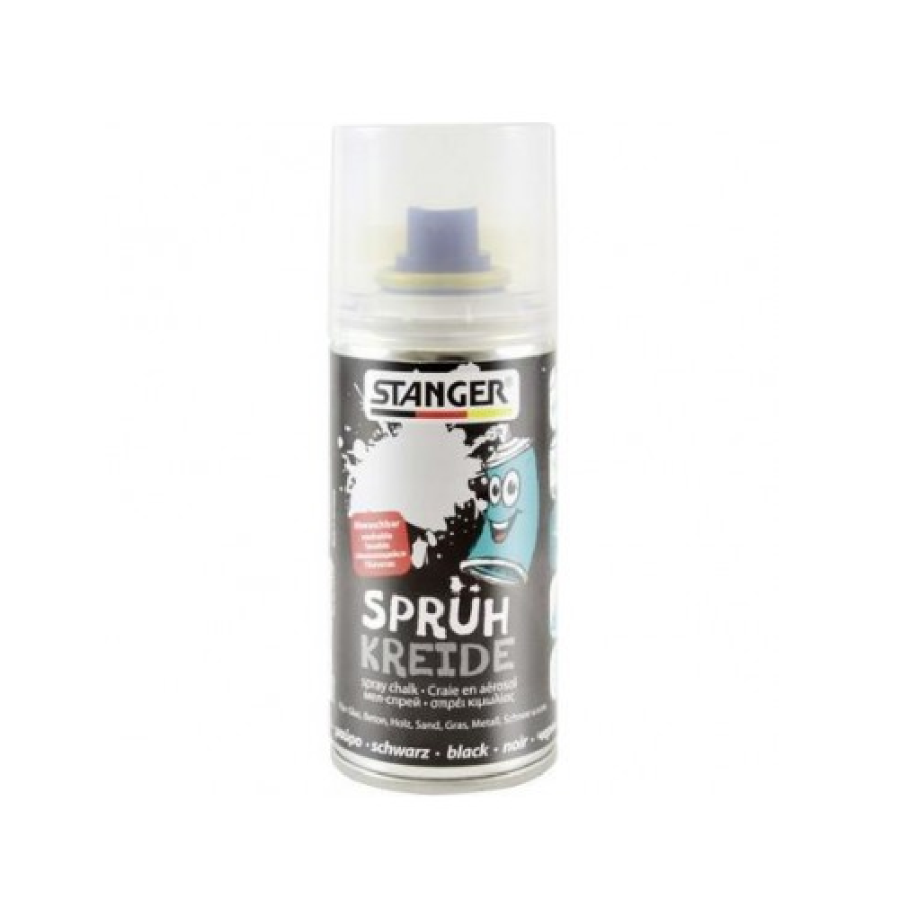 Stanger - Spray Υγρής Κιμωλίας με Βάση το Νερό Black 150ml 115105