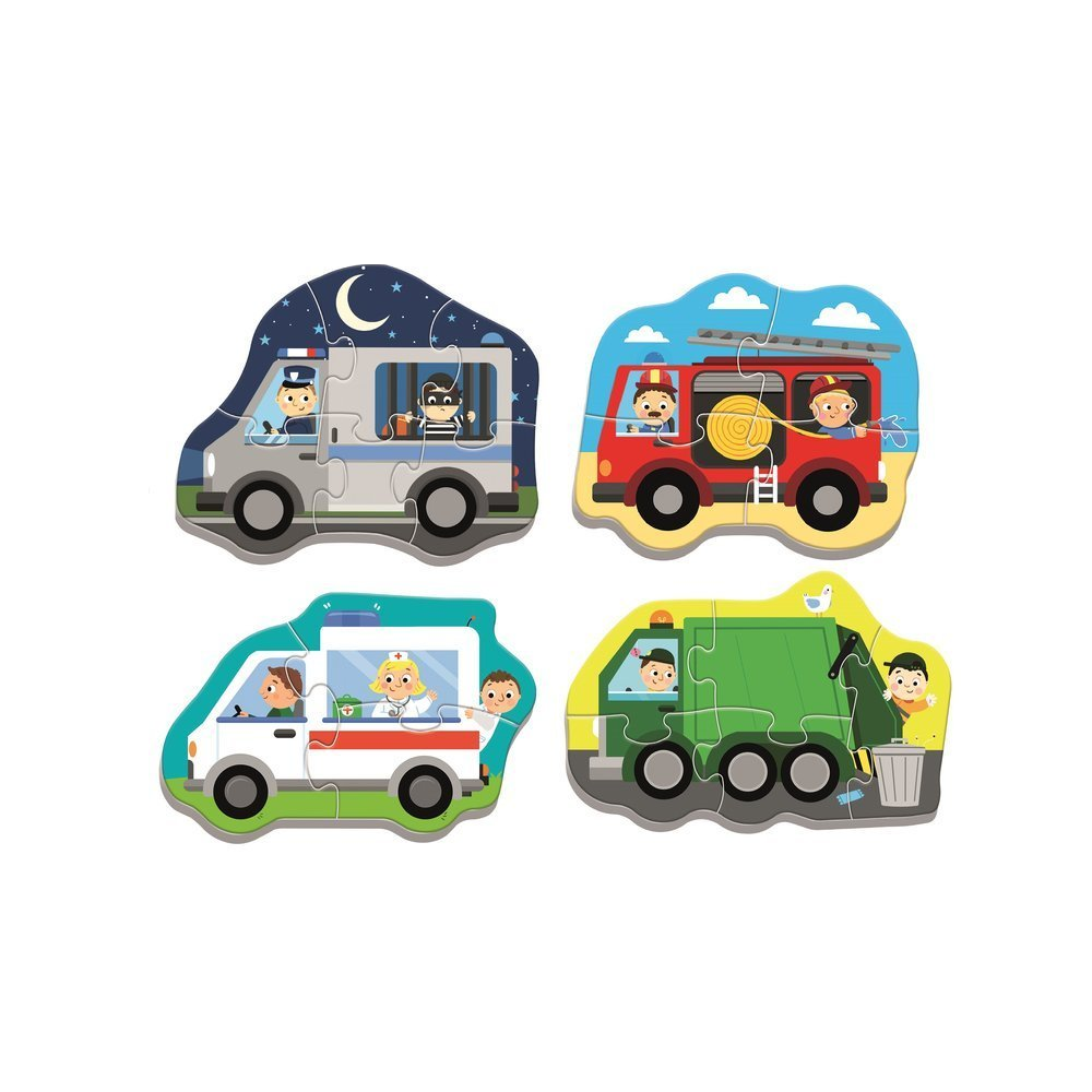 Trefl - Baby Puzzle, Vehicles 18 Pcs 36071