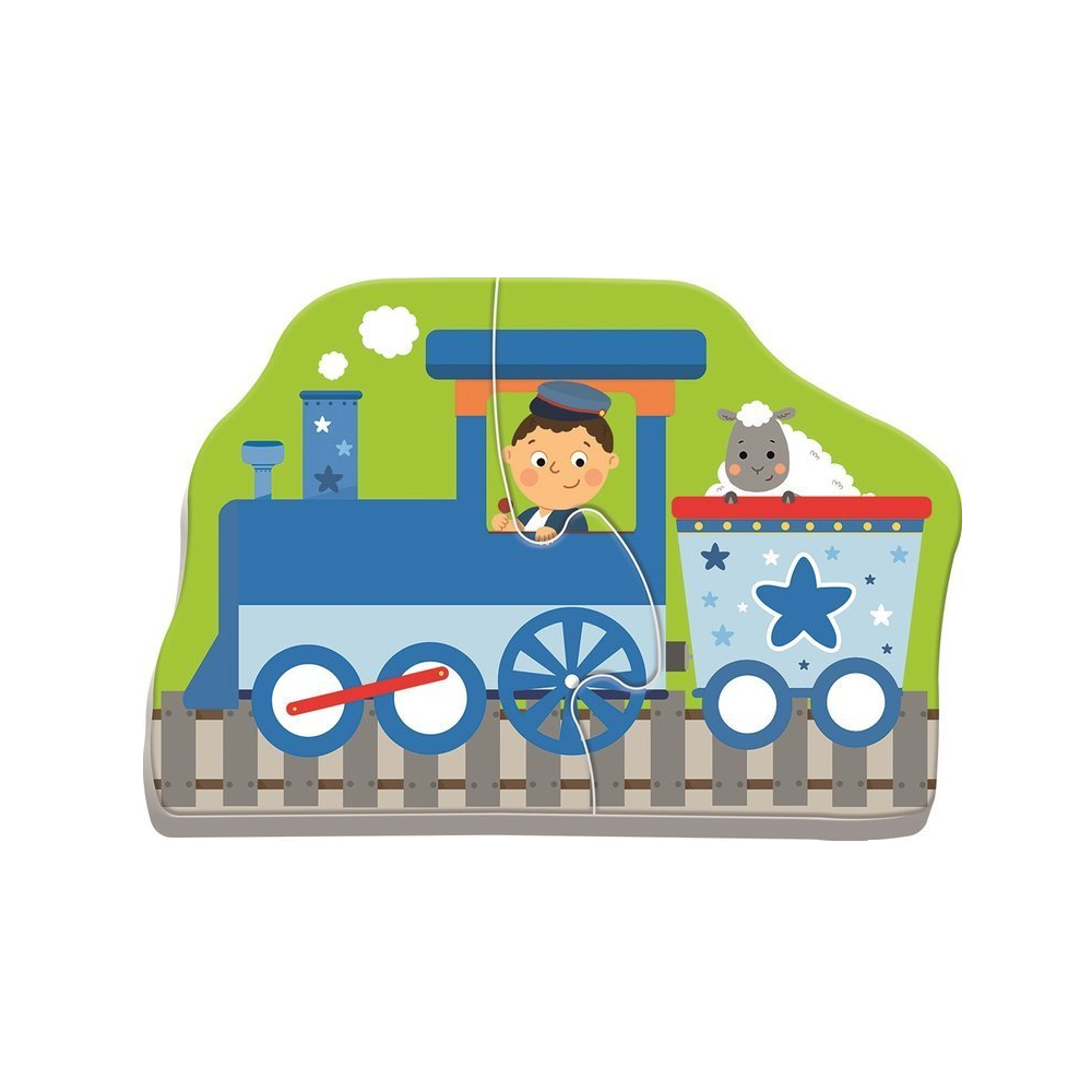 Trefl - Baby Puzzle, Vehicles Transport 8 Pcs 36075