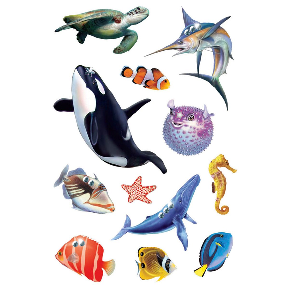 Herma - Αυτοκολλητάκια Ανάγλυφα, Sea Creatures 3648