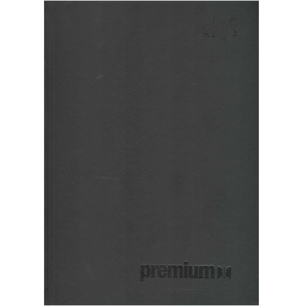 A&G Paper - Τετράδιο Βιβλιοδετημένο Ριγέ, Premium A4 96 Φύλλα, Γκρι 36986