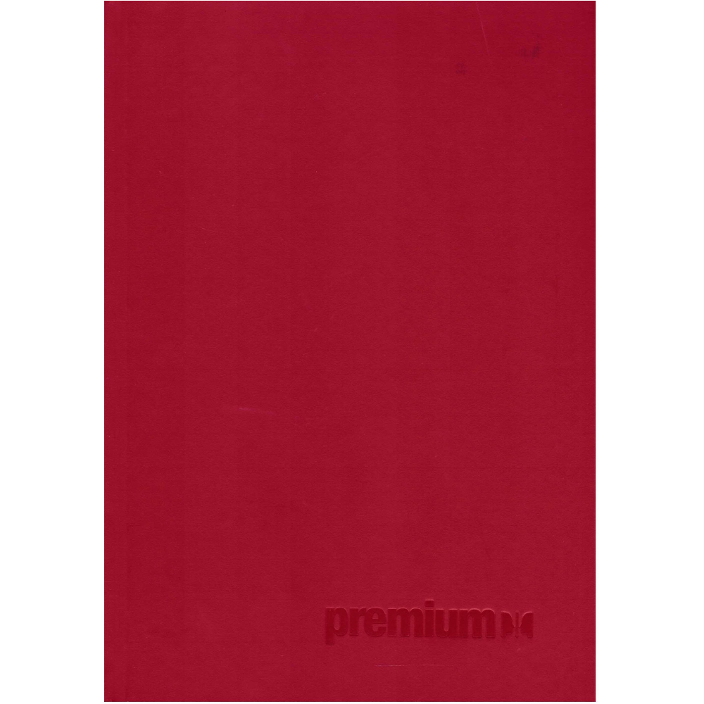 A&G Paper - Τετράδιο Βιβλιοδετημένο Ριγέ, Premium Β5 96 Φύλλα, Κόκκινο 36988