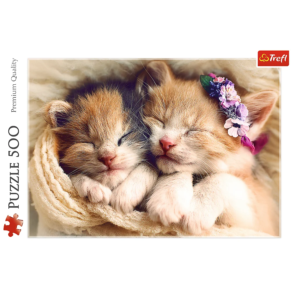 Trefl - Puzzle Sleeping Kittens 500 Pcs 37271