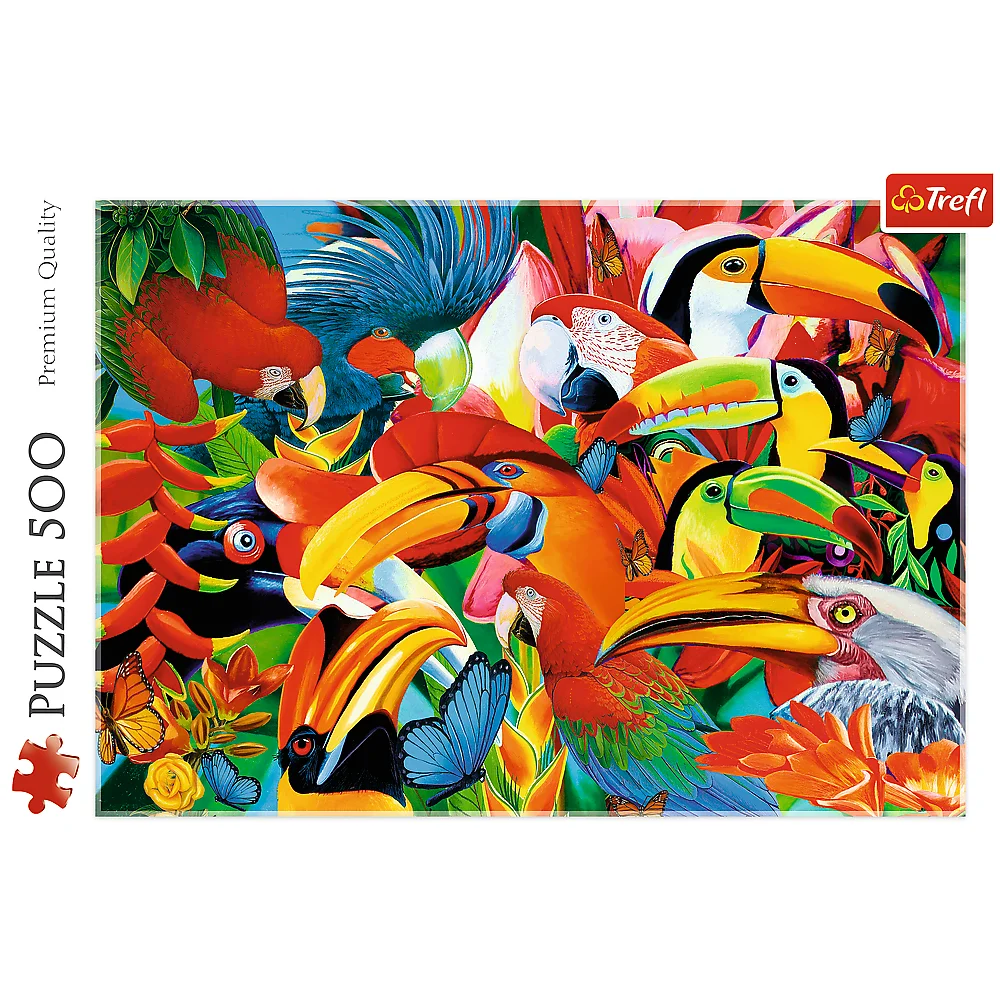 Trefl - Puzzle Colorful Birds 500 Pcs 37328