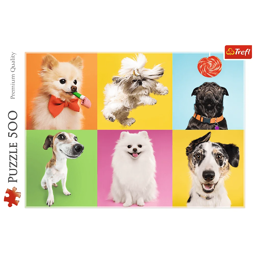 Trefl - Puzzle, Dogs 500 Pcs 37378