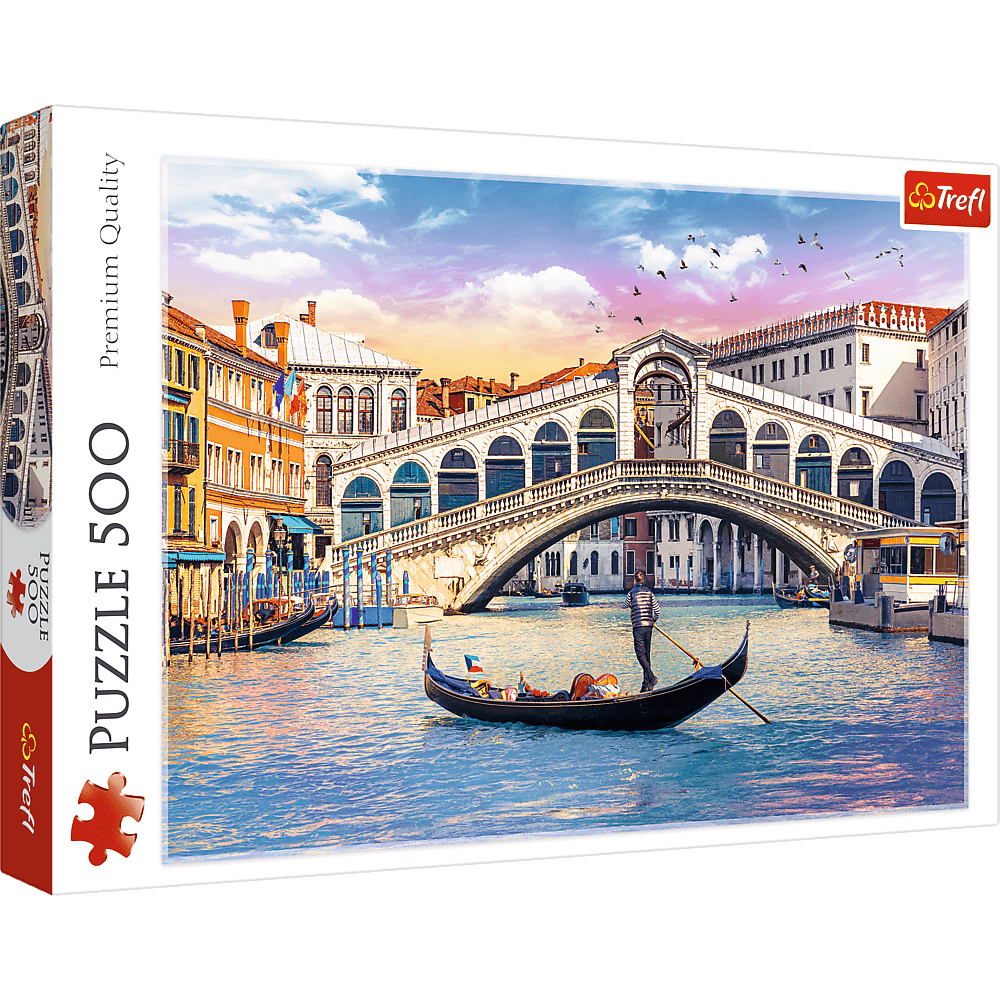 Trefl - Puzzle Rialto Bridge, Venice 500 Pcs 37398