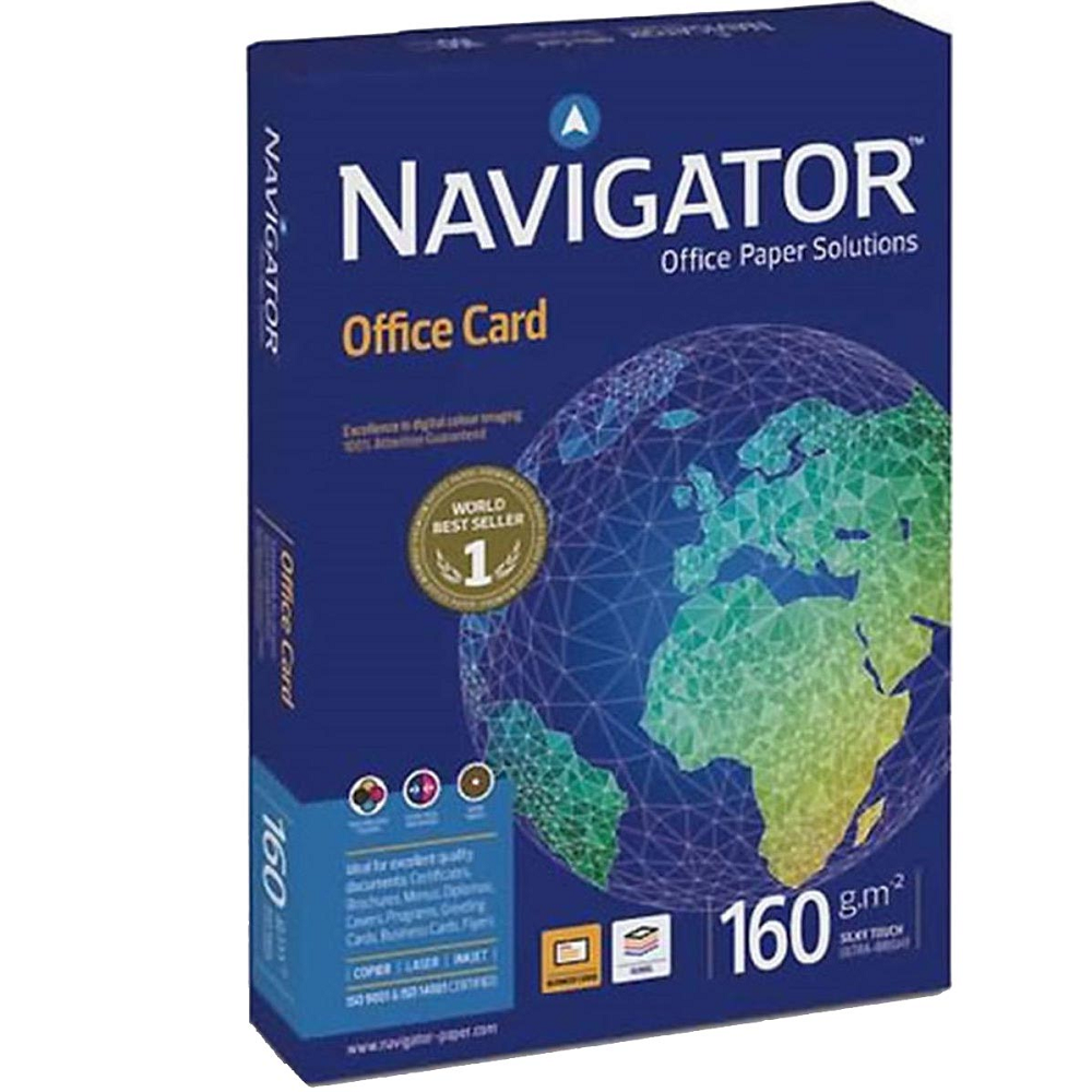 Navigator - Χαρτί Εκτύπωσης Λευκό A4 160gr 250 Φύλλα (1 Δεσμίδα) 381377