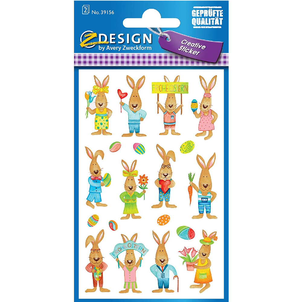 ZDesign - Αυτοκολλητάκια, Cheerful Bunny 39156