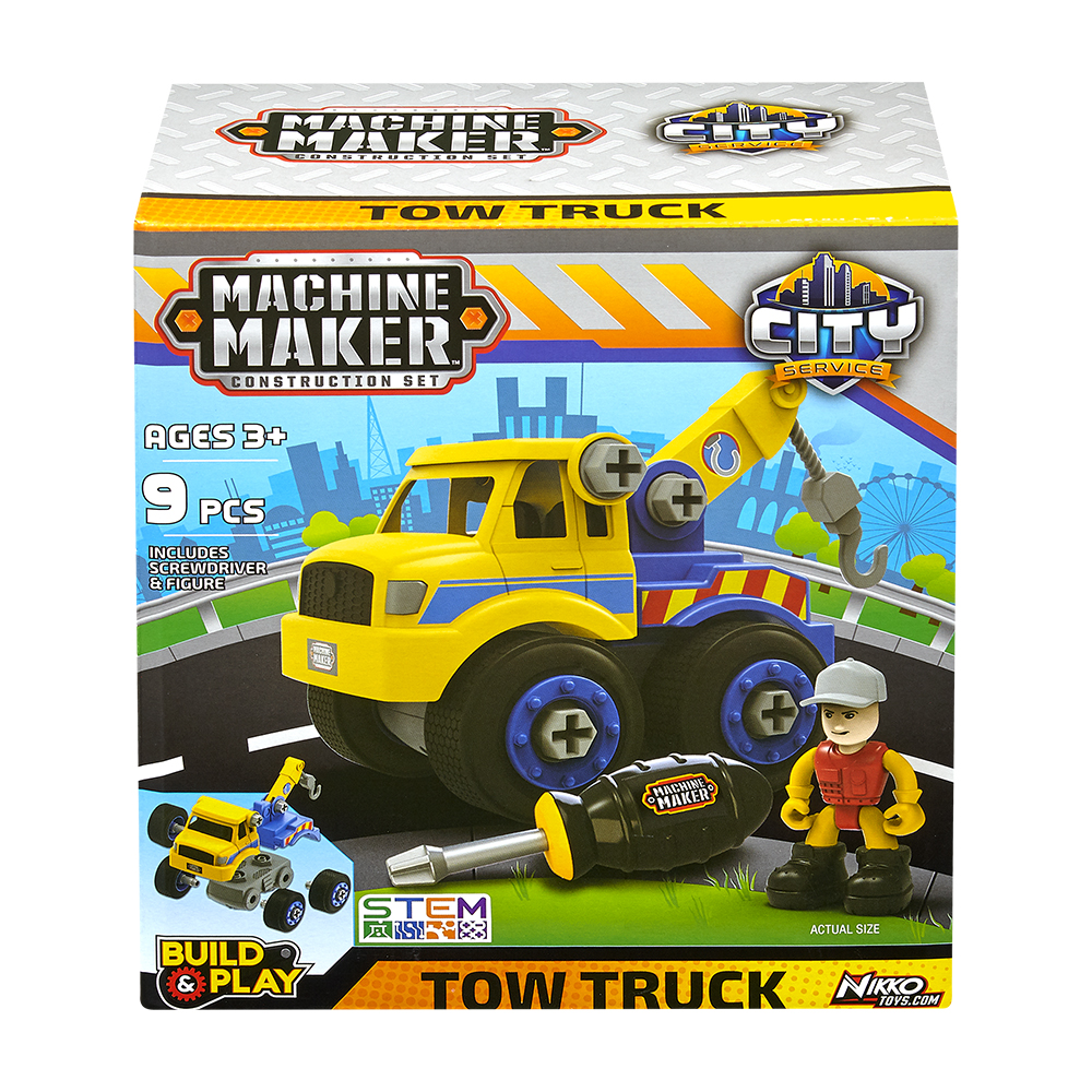 Nikko - Mashine Maker, City Services, Tow Truck 40041 (40040)