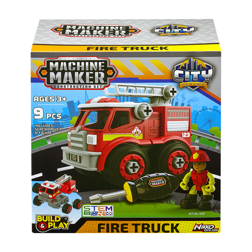 Nikko - Mashine Maker, City Services, Fire Truck 40042 (40040)
