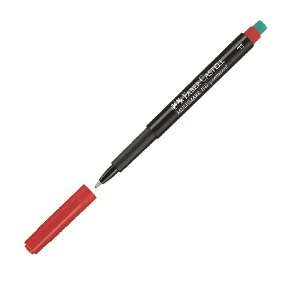 Faber Castell - Μαρκαδοράκι Multimark 1513 0.6 mm Κόκκινο 151321