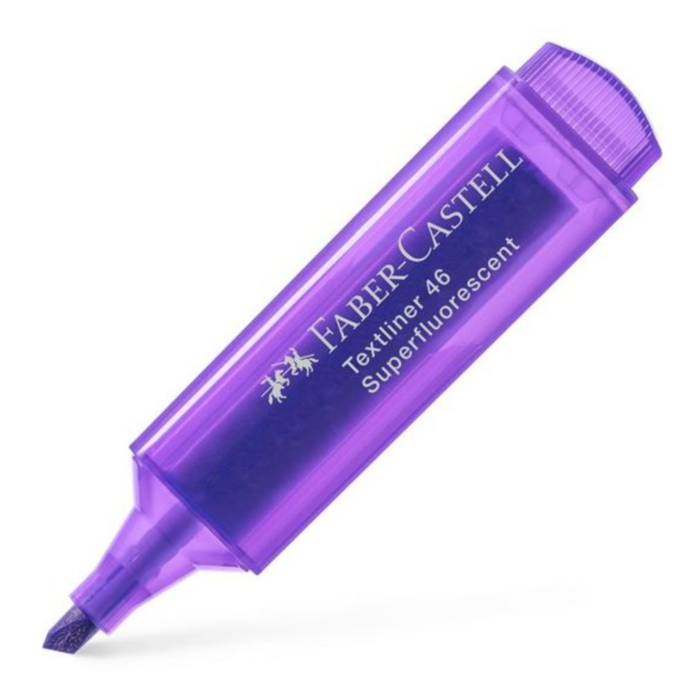 Faber Castell - Μαρκαδόρος Υπογράμμισης Textliner 1546 Superflourescent Violet 154636