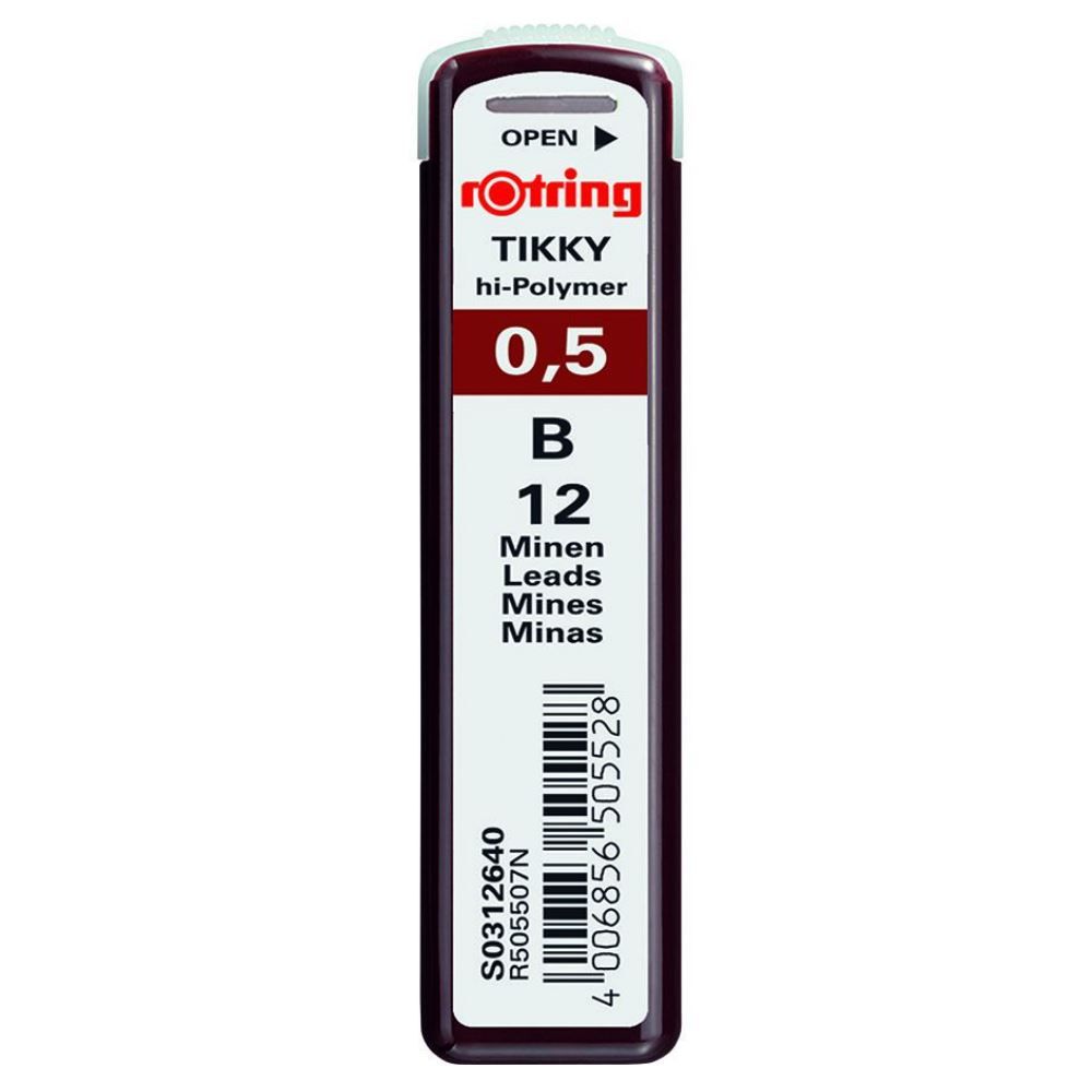 Rotring - Μύτες Μηχανικών Μολυβιών Tikky 0.5mm B S0312640