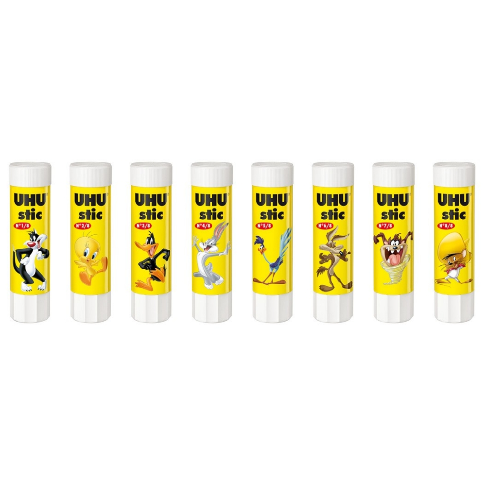 Uhu - Κόλλα Stic Looney Tunes, 8 Σχέδια 21 ml 40267654