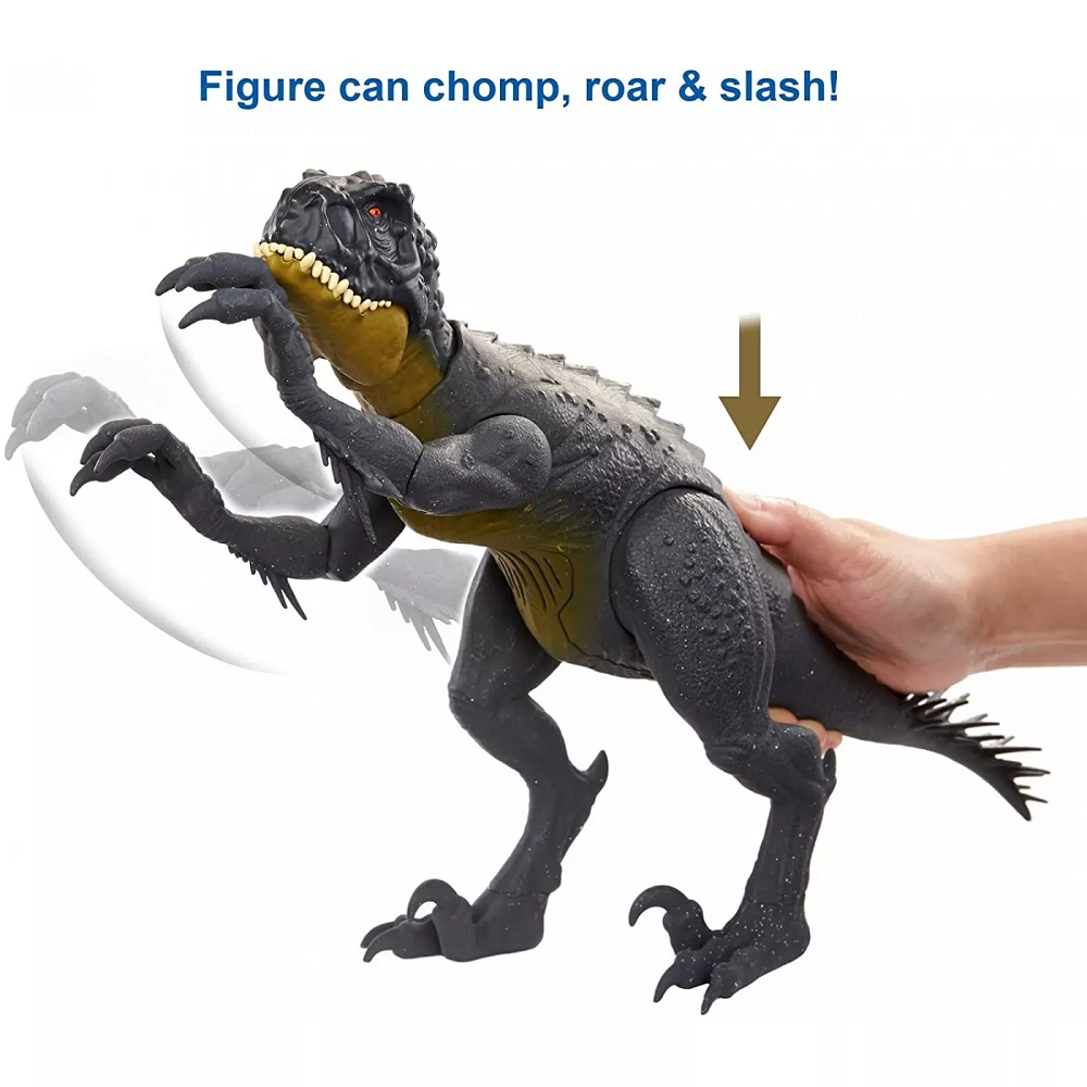 Mattel Jurassic World - Slash N Battle, Scorpios Rex Δεινόσαυρος Που "Γραπώνει" HBT41