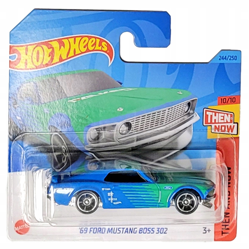 Mattel Hot Wheels - Αυτοκινητάκι Then And Now 10/10 , '69 Ford Mustang Boss 302 HKJ48 (5785)