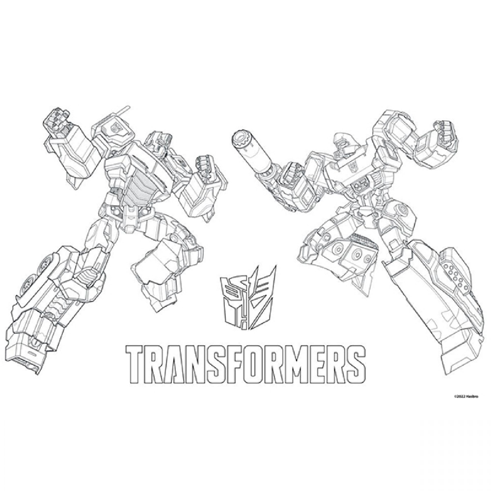 Diakakis - Μπλόκ Ζωγραφικής Transformers 40Φ 23x33cm 483213