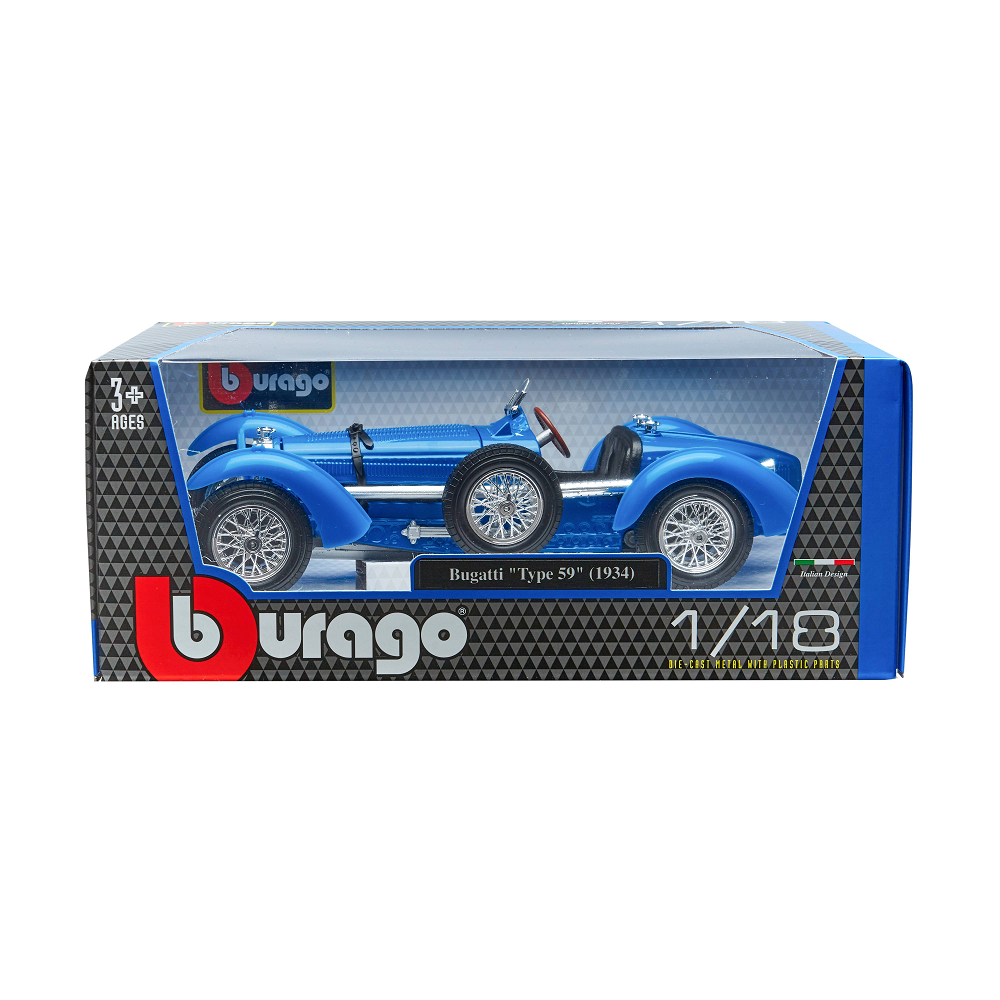 Bburago - 1/18 Bugatti "Type 59" (1934) 18-12062