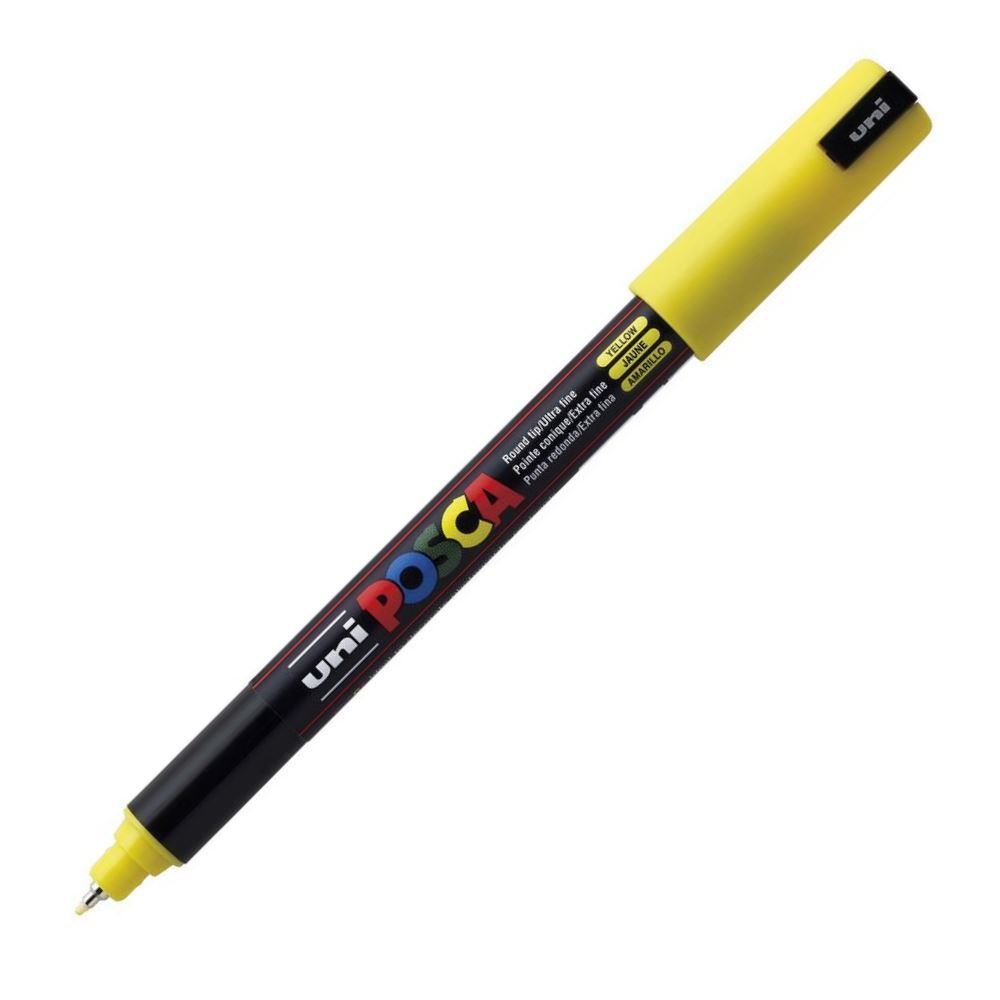 Uniball - Μαρκαδοράκι Posca PC-1MR 0.7 mm Yellow 2 089798