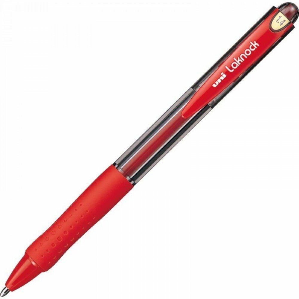 Uniball - Στυλό Laknock Με Κουμπί 1.4 Κόκκινο SN-100-14