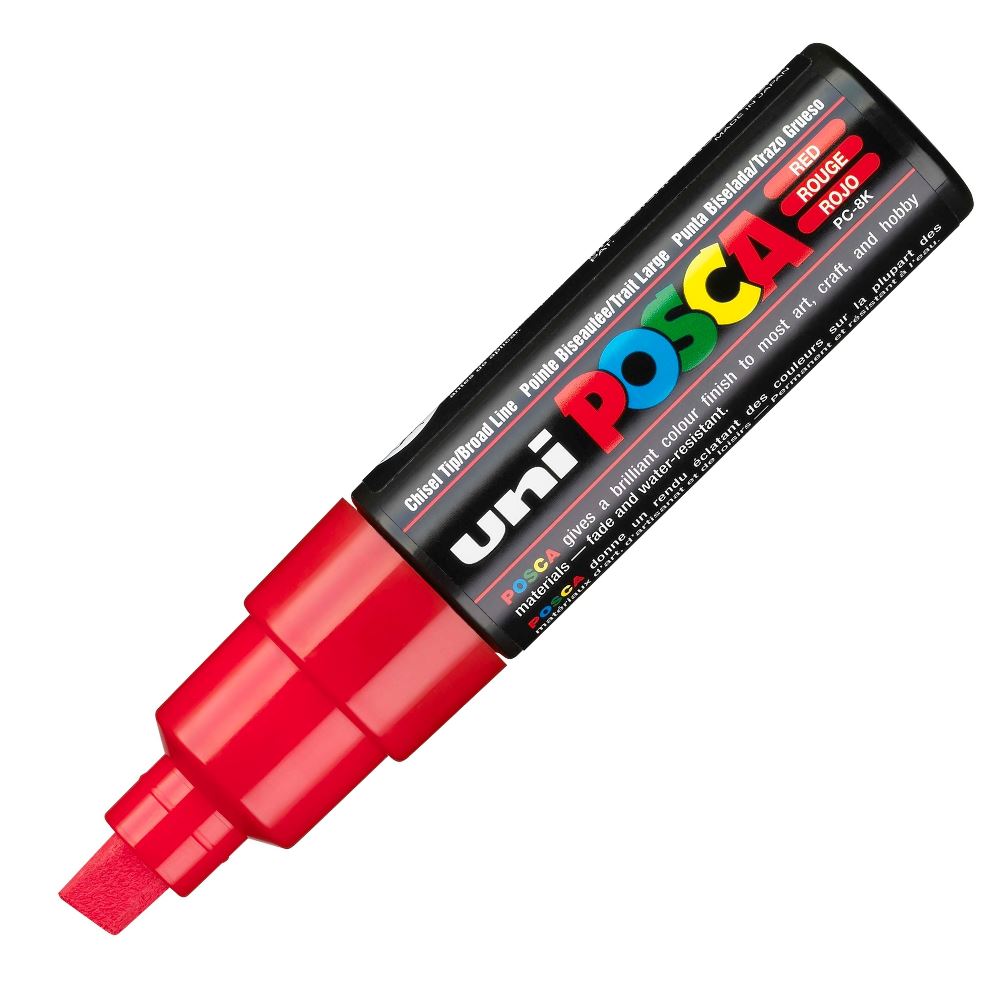 Uniball - Μαρκαδοράκι Posca PC-8K 8.0 mm Red 15 91647