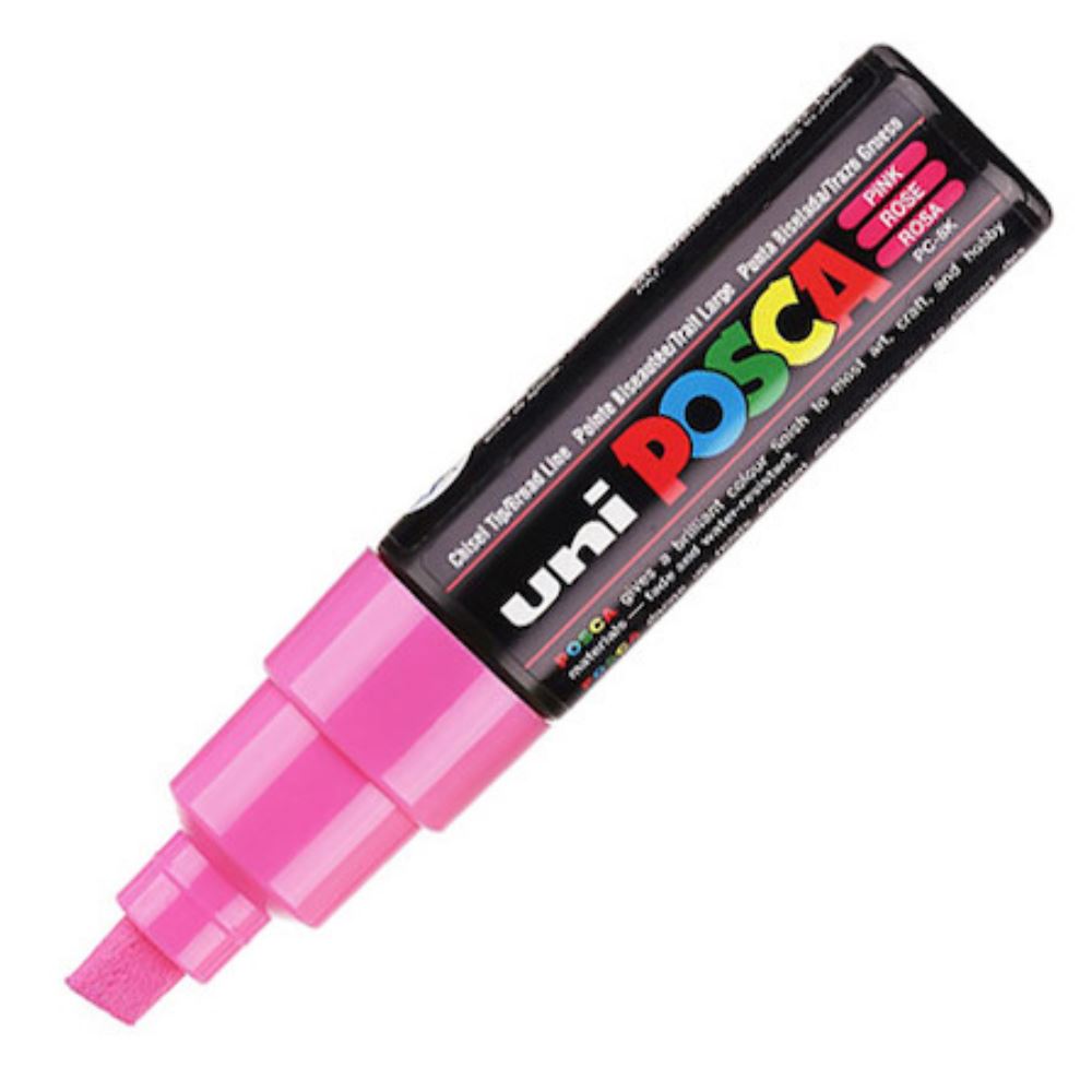 Uniball - Μαρκαδοράκι Posca PC-8K 8.0 mm Pink 13 91651