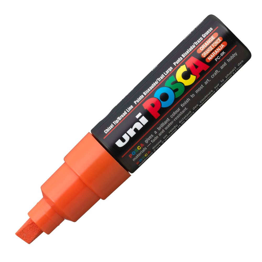 Uniball - Μαρκαδοράκι Posca PC-8K 8.0 mm Orange 4 91653