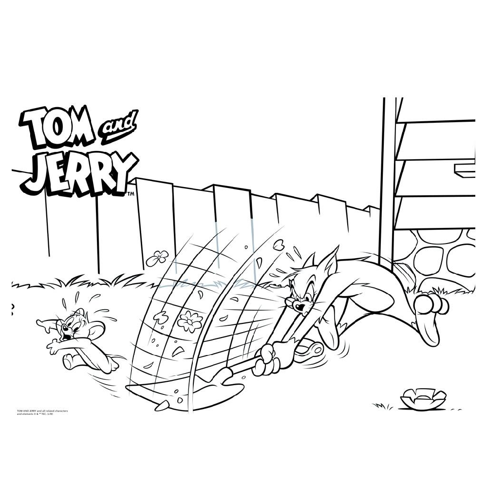 Diakakis - Μπλόκ Ζωγραφικής Tom & Jerry 40Φ 23x33cm 510140