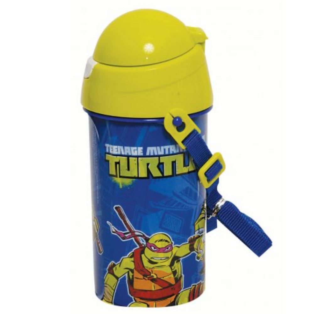 GIM Παγούρι Πλαστικό Turtles Mash Up 500ml 555-44209