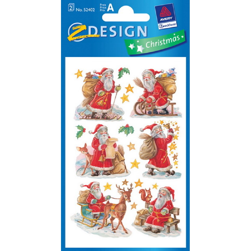 ZDesign - Αυτοκολλητάκια, Santa Claus 52402