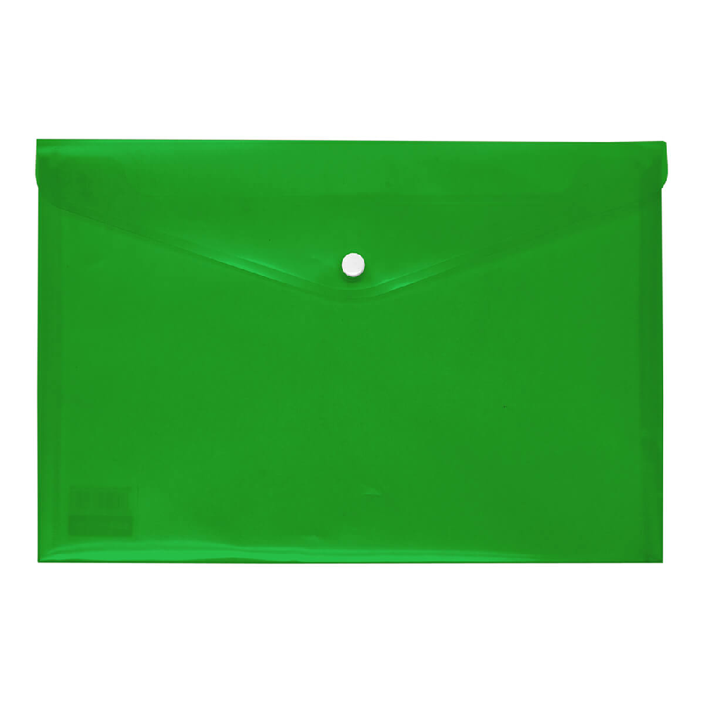 Salko Paper - Φάκελος Κουμπί A5, Διαφανές Πράσινο 5403
