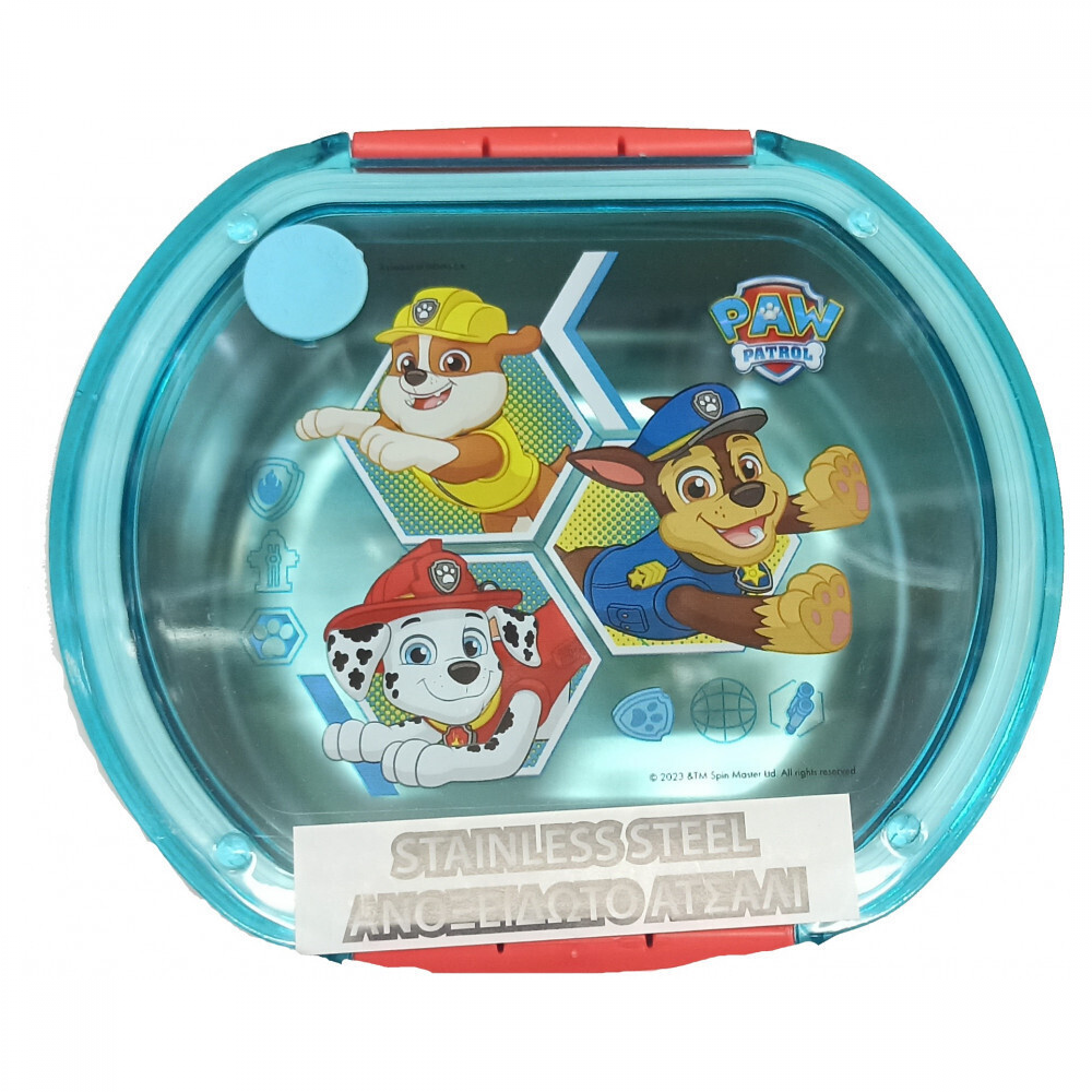 Gim – Δοχείο Φαγητού Ανοξείδωτο, Paw Patrol, Pups 680ml 555-22267