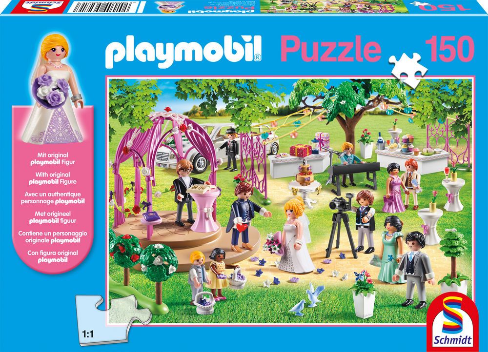 Schmidt Spiele – Puzzle Playmobil Wedding 150 Pcs 56271
