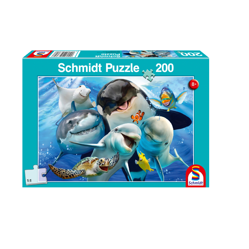 Schmidt Spiele – Puzzle Underwater Friends 200 Pcs 56360