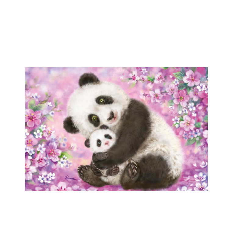 Schmidt Spiele – Puzzle 3 in 1 Panda, Lama, Sloth 24/24/24 Pcs 56368