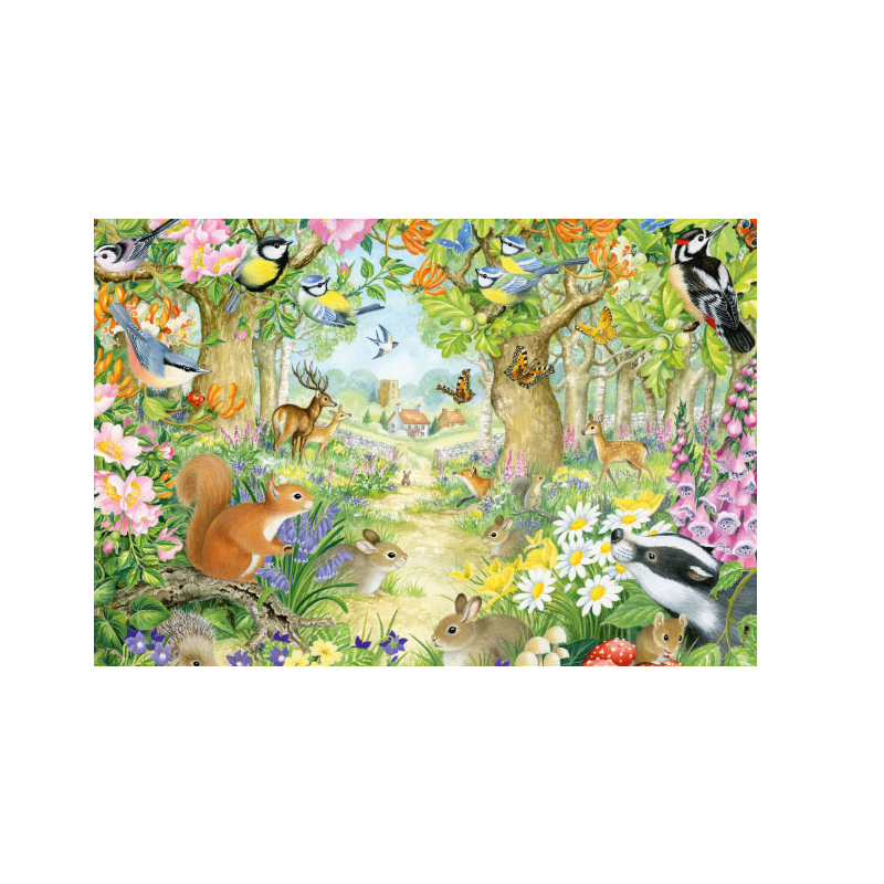 Schmidt Spiele – Puzzle Animals In The Forest 100 Pcs 56370