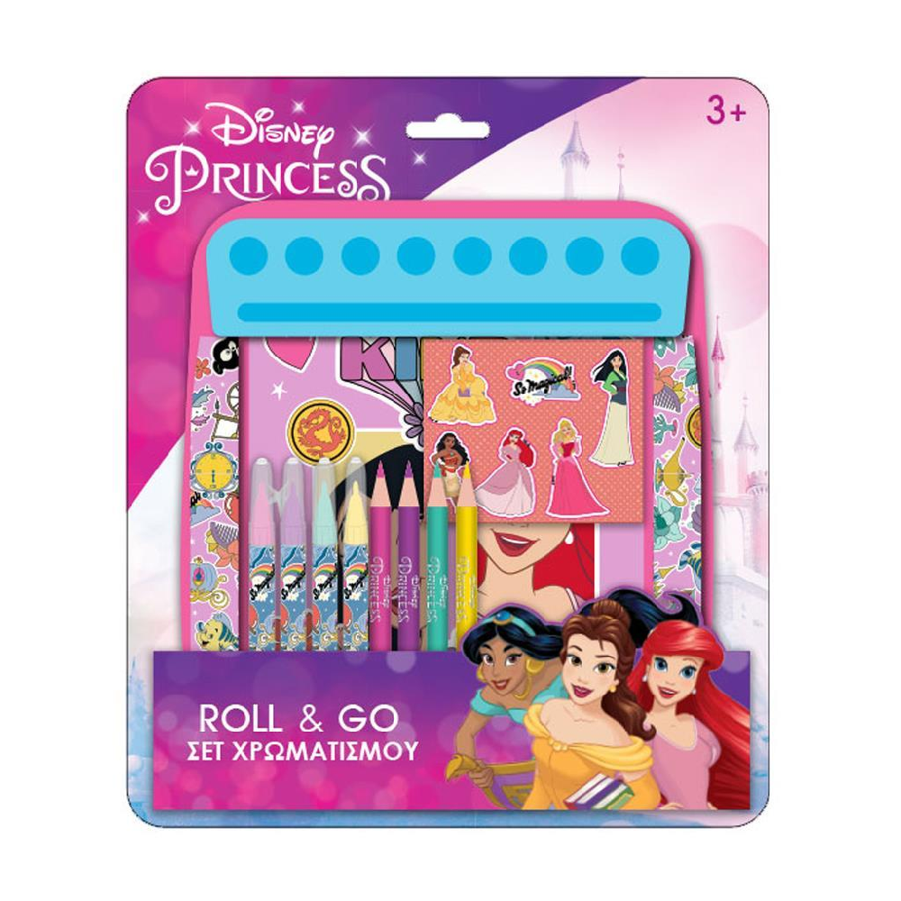 Diakakis - Σετ Χρωματισμού Roll And Go Princess 563714