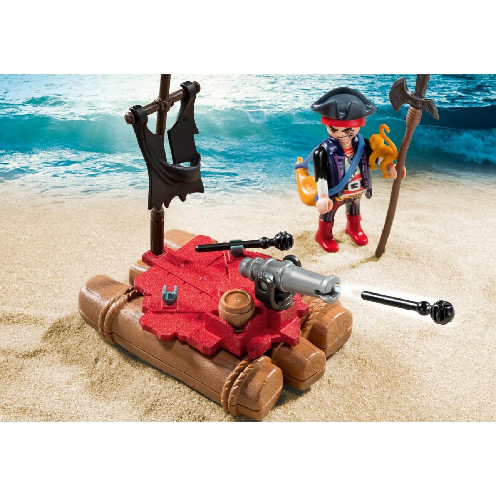 Playmobil Pirates – Βαλιτσάκι, Πειρατής Με Σχεδία 5655